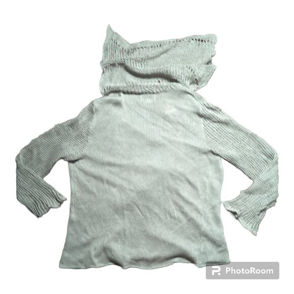 Design B Women's Knitted Sweater Color Tan Size XXL 100% Linen - Picture 2 of 6